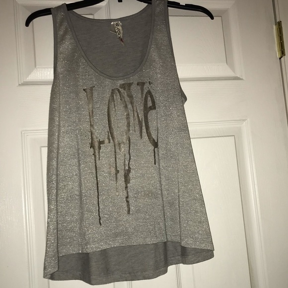 Ransom Tops - Women’s gray tank top Ransom Tops - Women’s gray tank top